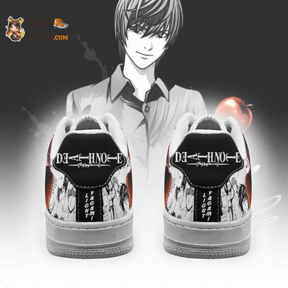 Light Yagami Sneakers Dnote Anime Shoes Fan Gift Idea PT06