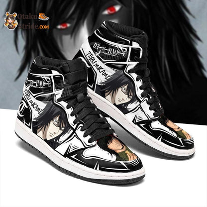 Light Teru Mikami Sneakers Custom Dnote Anime Shoes Fan