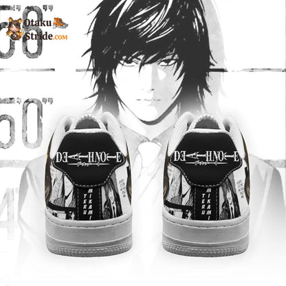 Teru Mikami Sneakers Dnote Anime Shoes Fan Gift Idea PT06