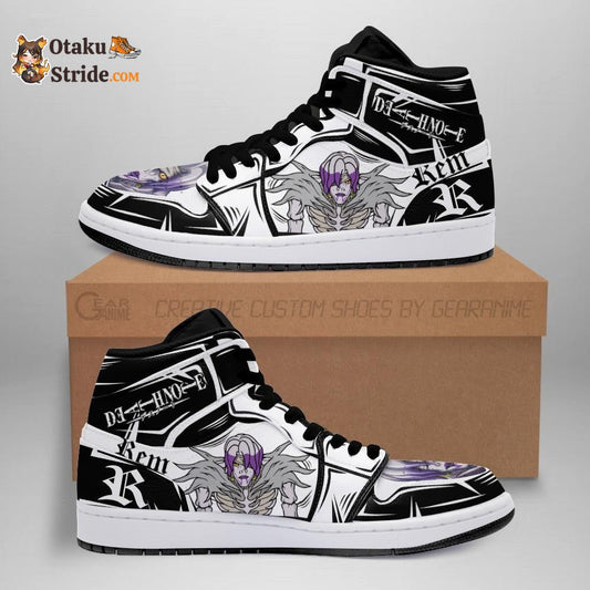 Rem Sneakers Custom Dnote Anime Shoes Fan