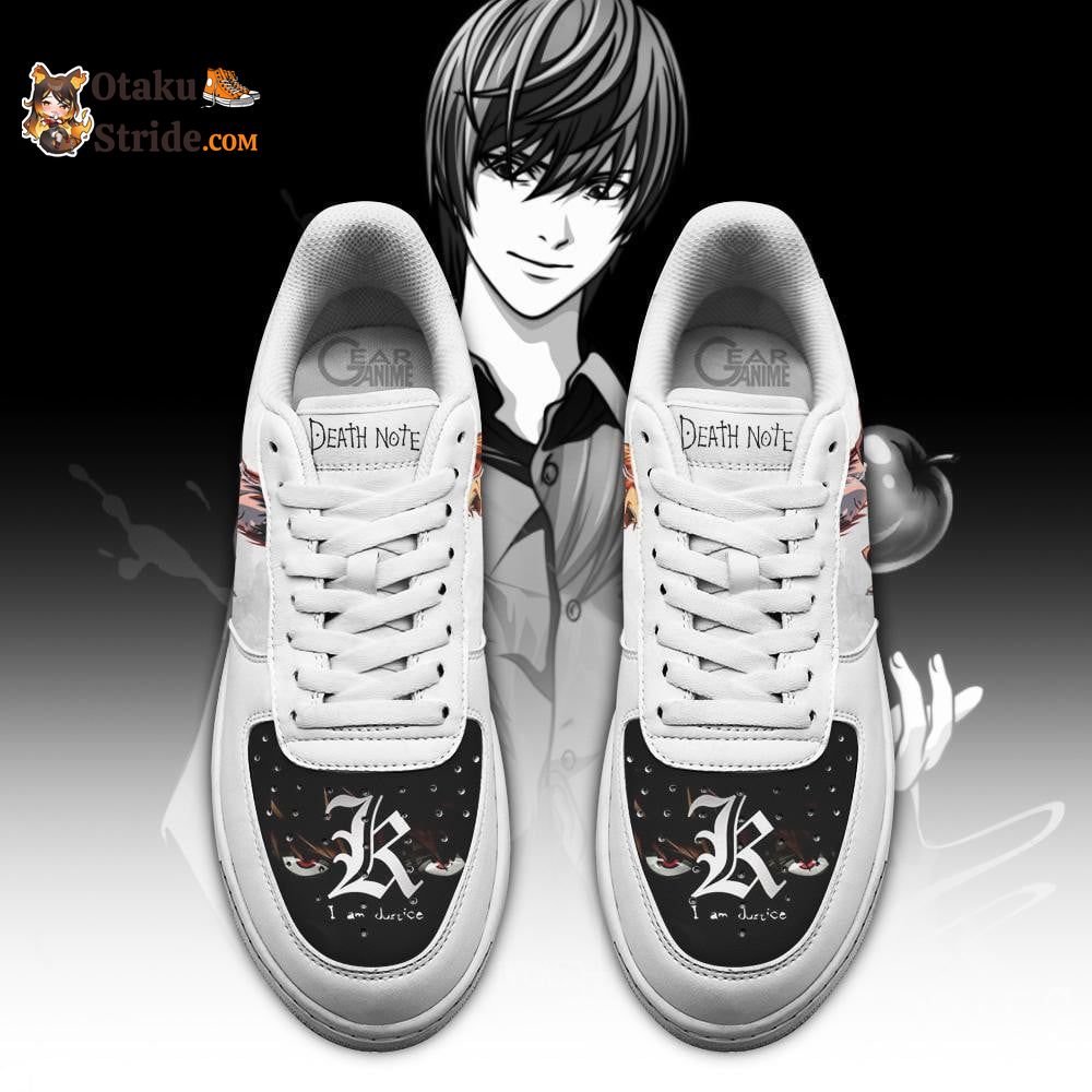 Dnote Light Yagami Shoes Custom Anime PT11