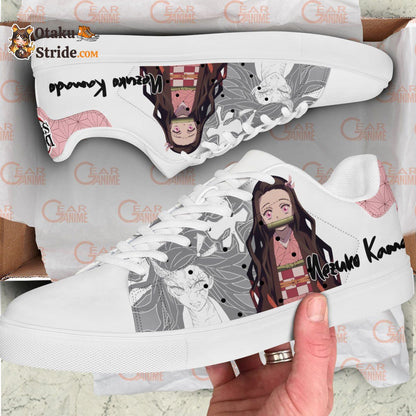 Nezuko Kamado Skate Sneakers Custom Anime Shoes