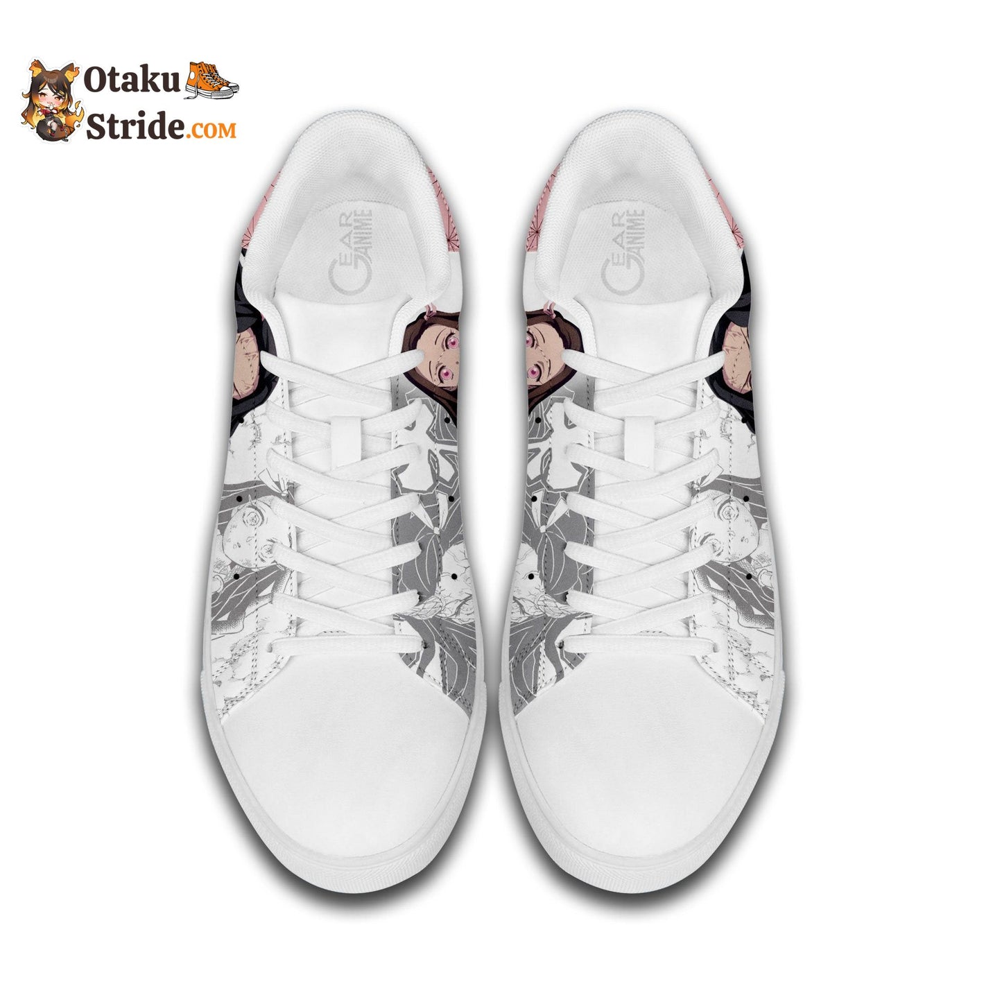 Nezuko Kamado Skate Sneakers Custom Anime Shoes