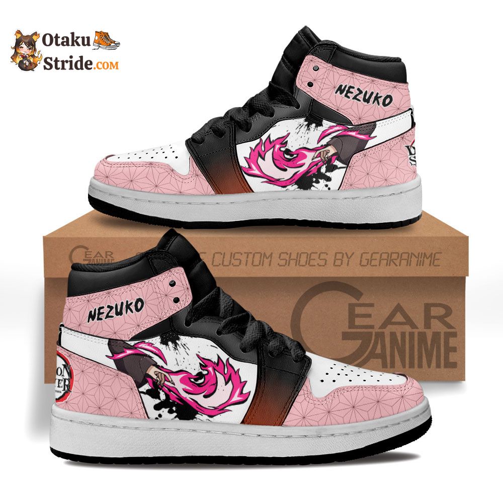 Nezuko Kamado Kids Sneakers Anime Shoes For Kids