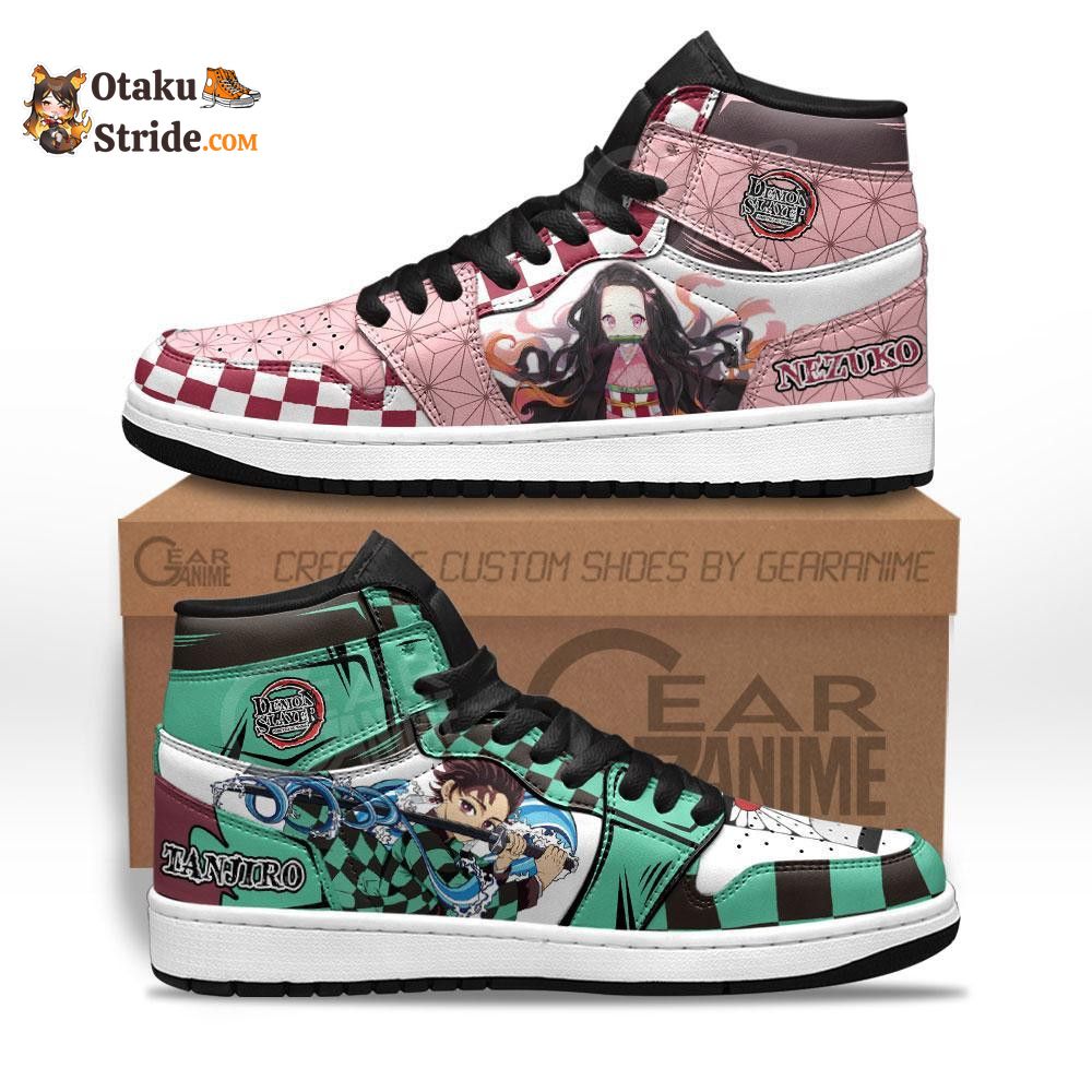 Tanjiro and Nezuko J1 Sneakers Anime MN12