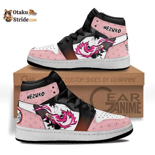 Nezuko Kamado Kids Sneakers Anime Custom MV0103