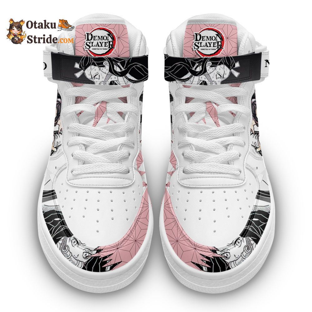 Nezuko Air Mid Shoes Demon Slayer Anime Sneakers