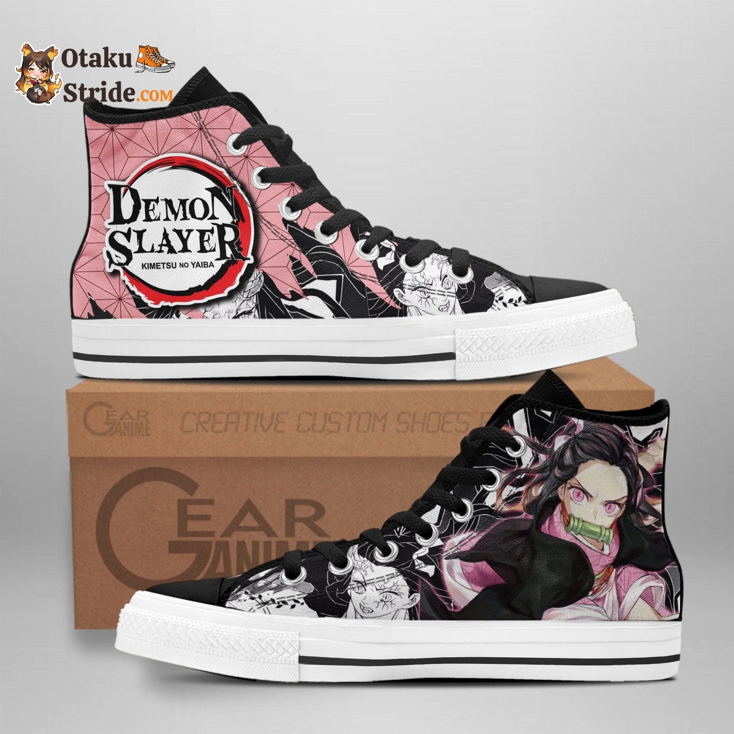 Nezuko Kamado High Top Shoes