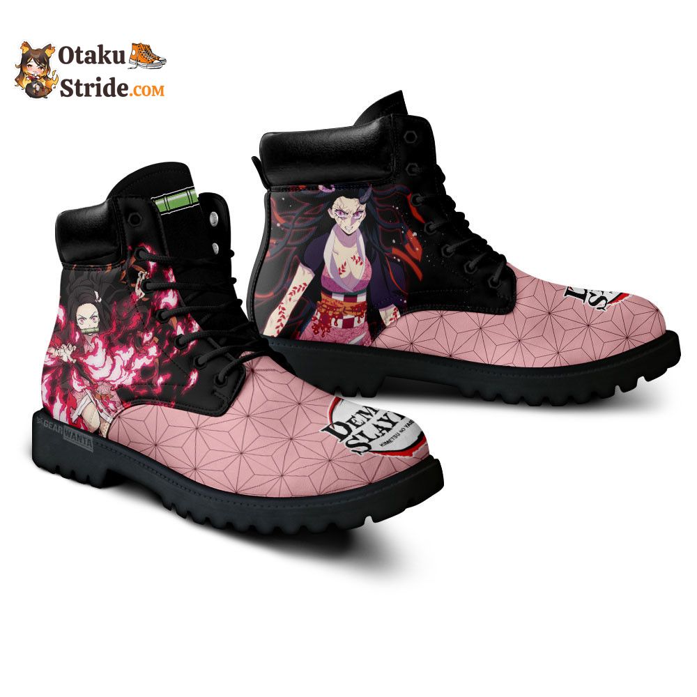 Nezuko Kamado Boots Shoes Anime Custom MV0512