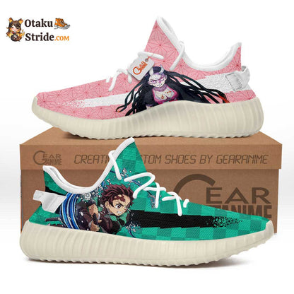 Tanjro and Nezuko Shoes Anime Sneakers MV0805