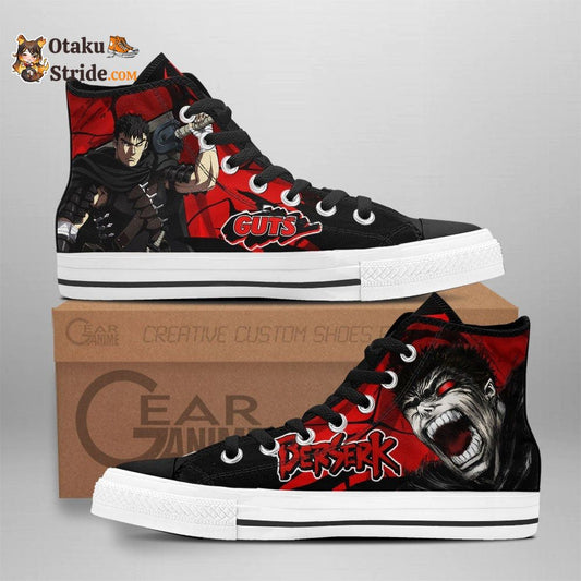 Berserk Guts High Top Shoes Custom Anime Sneakers