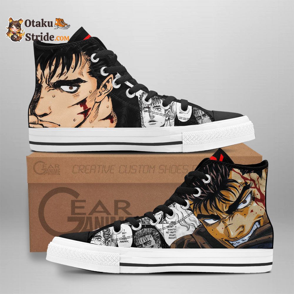 Guts High Top Shoes Berserk Anime Shoes