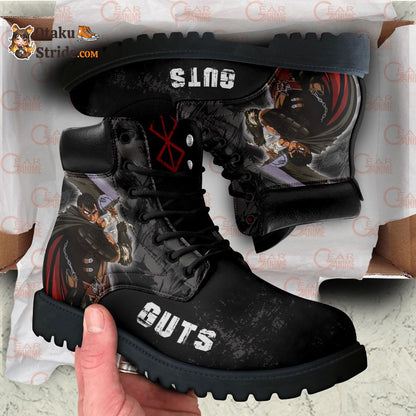 Berserk Guts Boots Anime Leather Casual MV0922