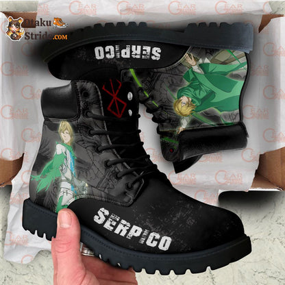 Berserk Serpico Boots Anime Leather Casual MV0922