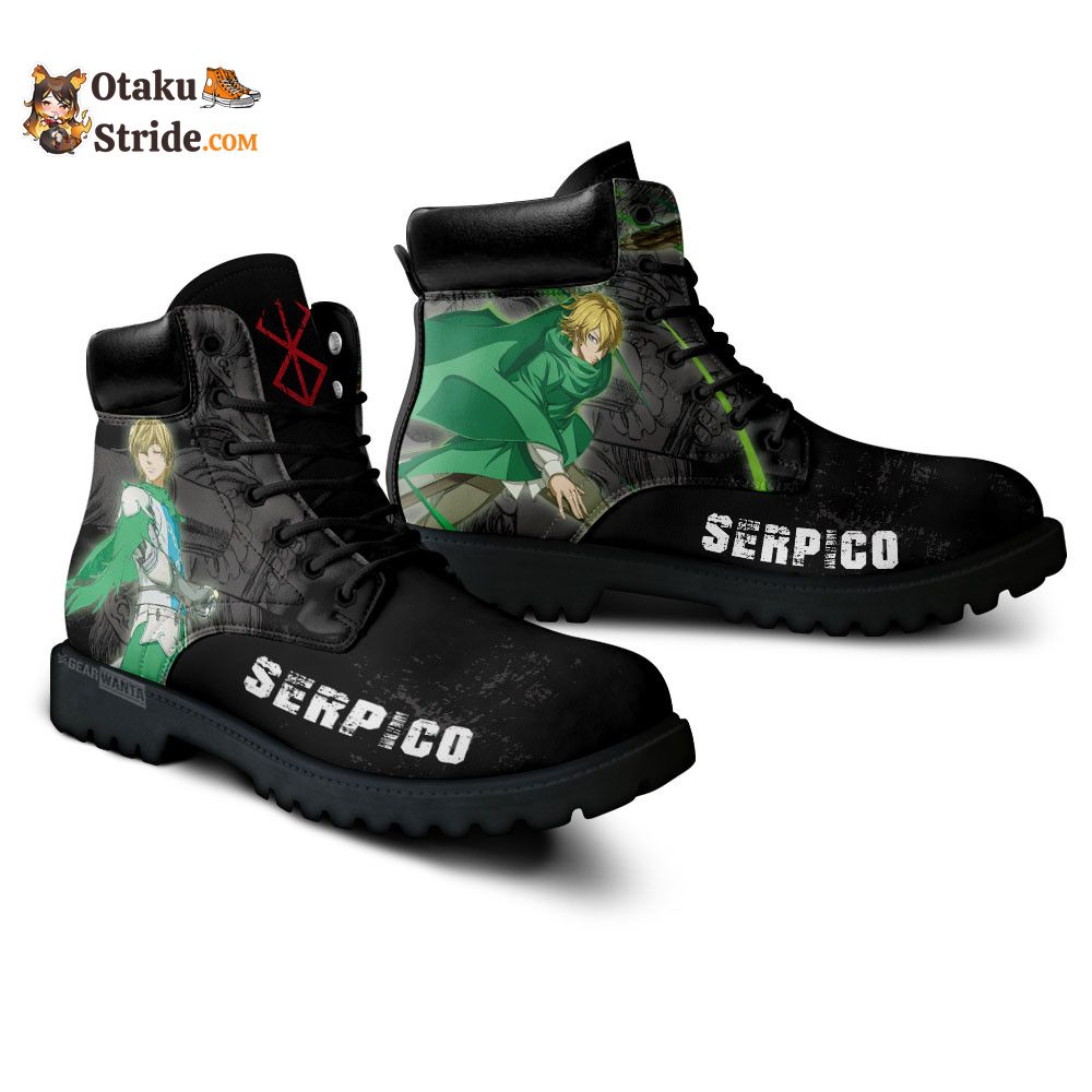 Berserk Serpico Boots Anime Leather Casual MV0922