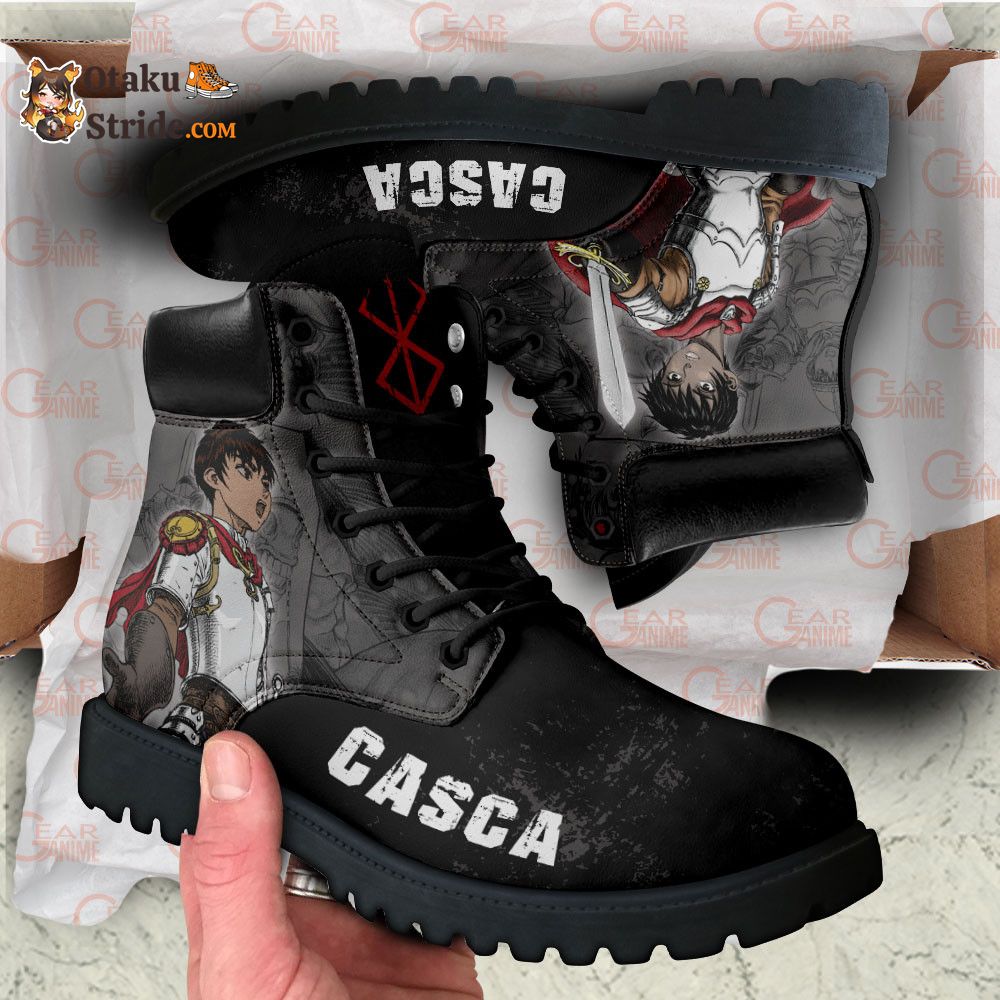 Berserk Casca Boots Anime Leather Casual MV0922