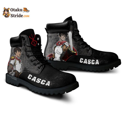 Berserk Casca Boots Anime Leather Casual MV0922