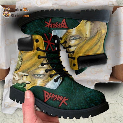 Berserk Serpico Boots Anime Leather Casual NTT0610