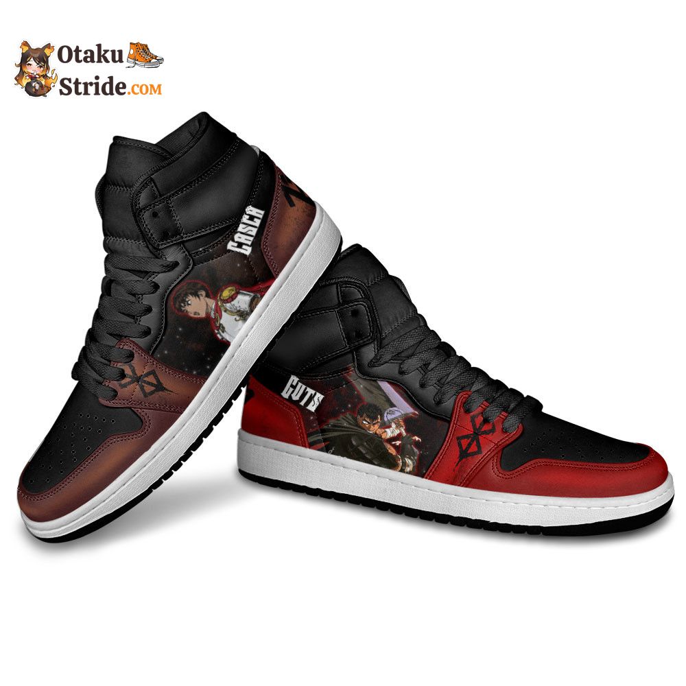 Casca and Guts Sneakers Berserk Custom Anime Shoes For Fans