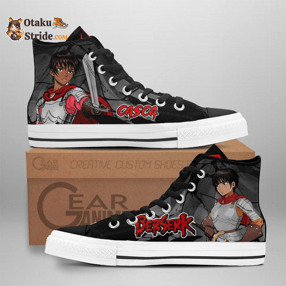 Berserk Casca High Top Shoes Custom Anime Sneakers