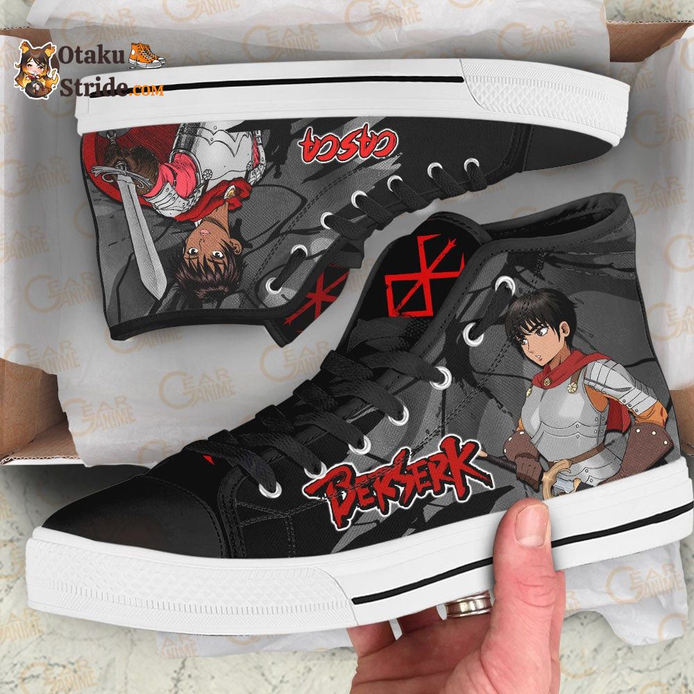 Berserk Casca High Top Shoes Custom Anime Sneakers