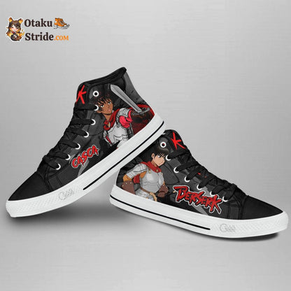 Berserk Casca High Top Shoes Custom Anime Sneakers