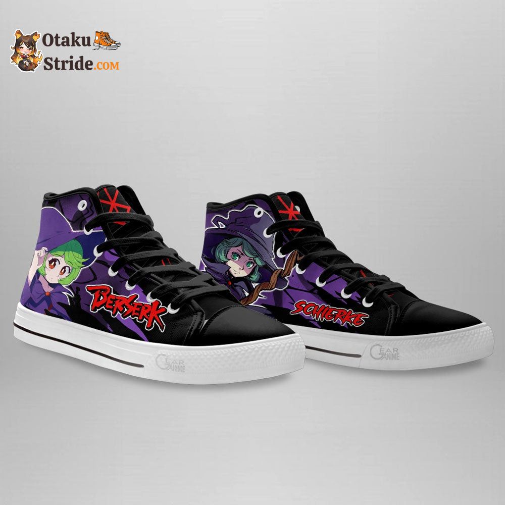 Berserk Schierke High Top Shoes Custom Anime Sneakers