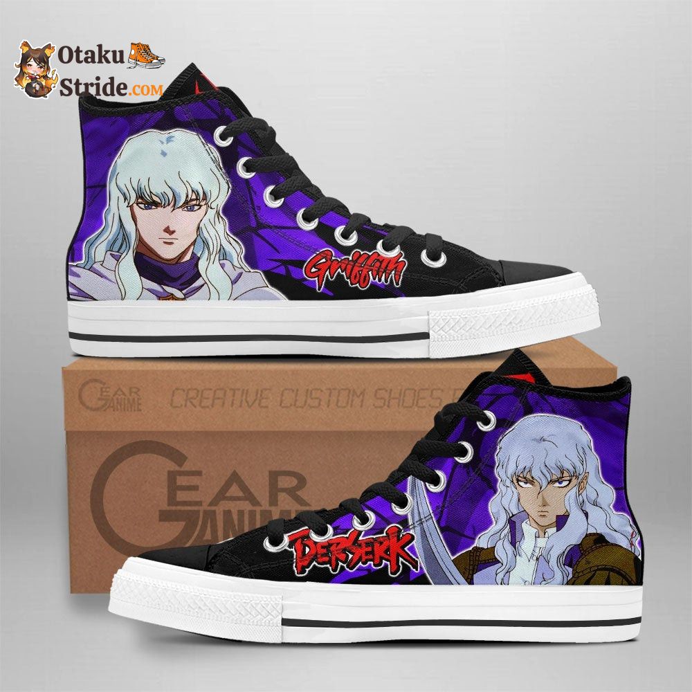 Berserk Griffith High Top Shoes Custom Anime Sneakers