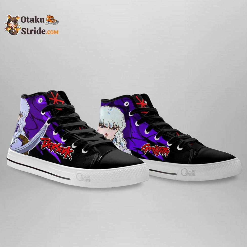 Berserk Griffith High Top Shoes Custom Anime Sneakers