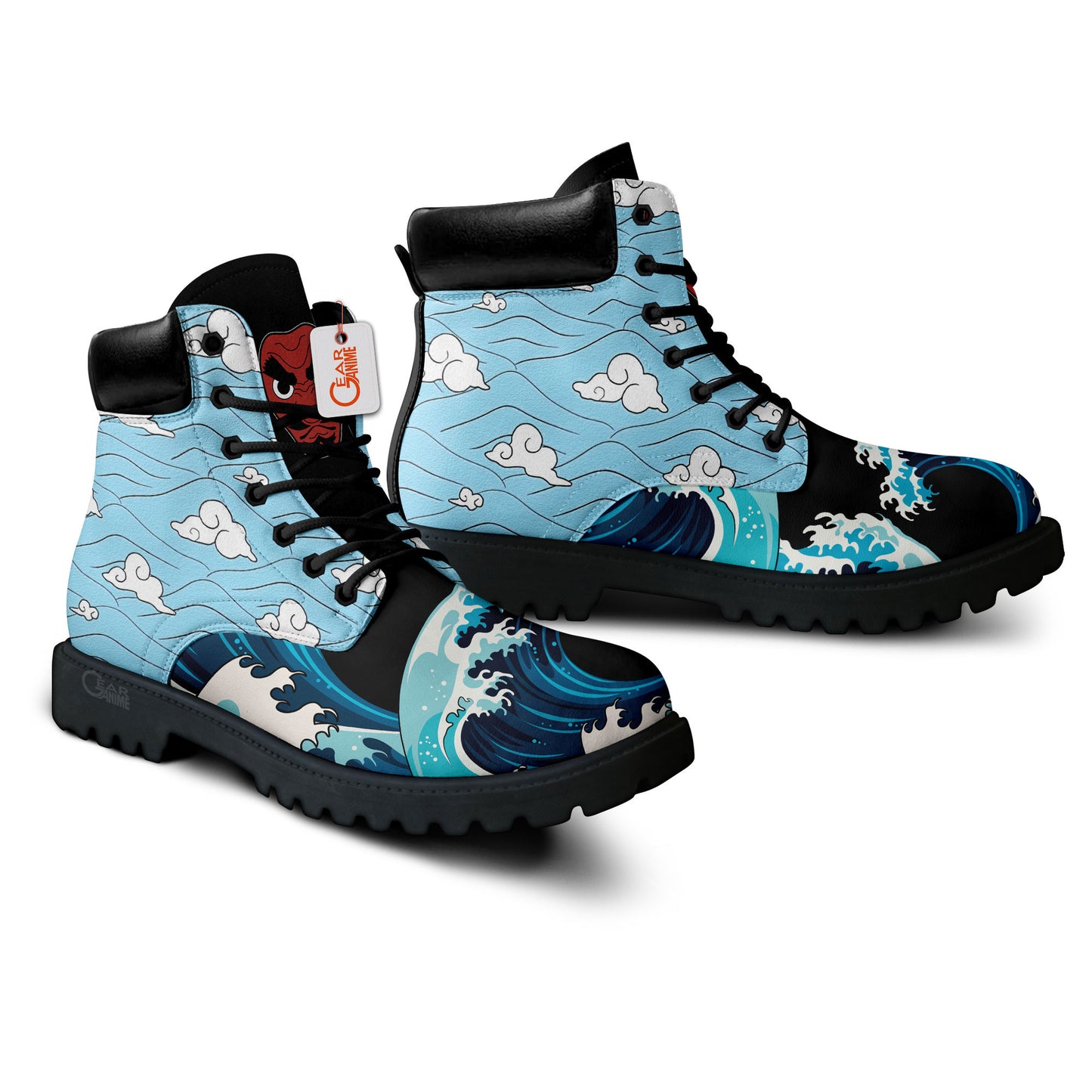 Demon Slayer Shoes Sakonji Urokodaki Boots Anime Shoes Costume Style