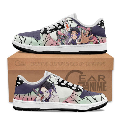 Demon Slayer Shoes Shinobu Kocho SB Sneakers Custom Anime Shoes