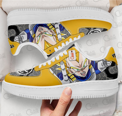 Dragon Ball Z Shoes Vegeta Super Saiyan 3 Sneakers Anime High Top Shoes