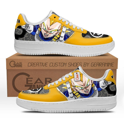 Dragon Ball Z Shoes Vegeta Super Saiyan 3 Sneakers Anime High Top Shoes