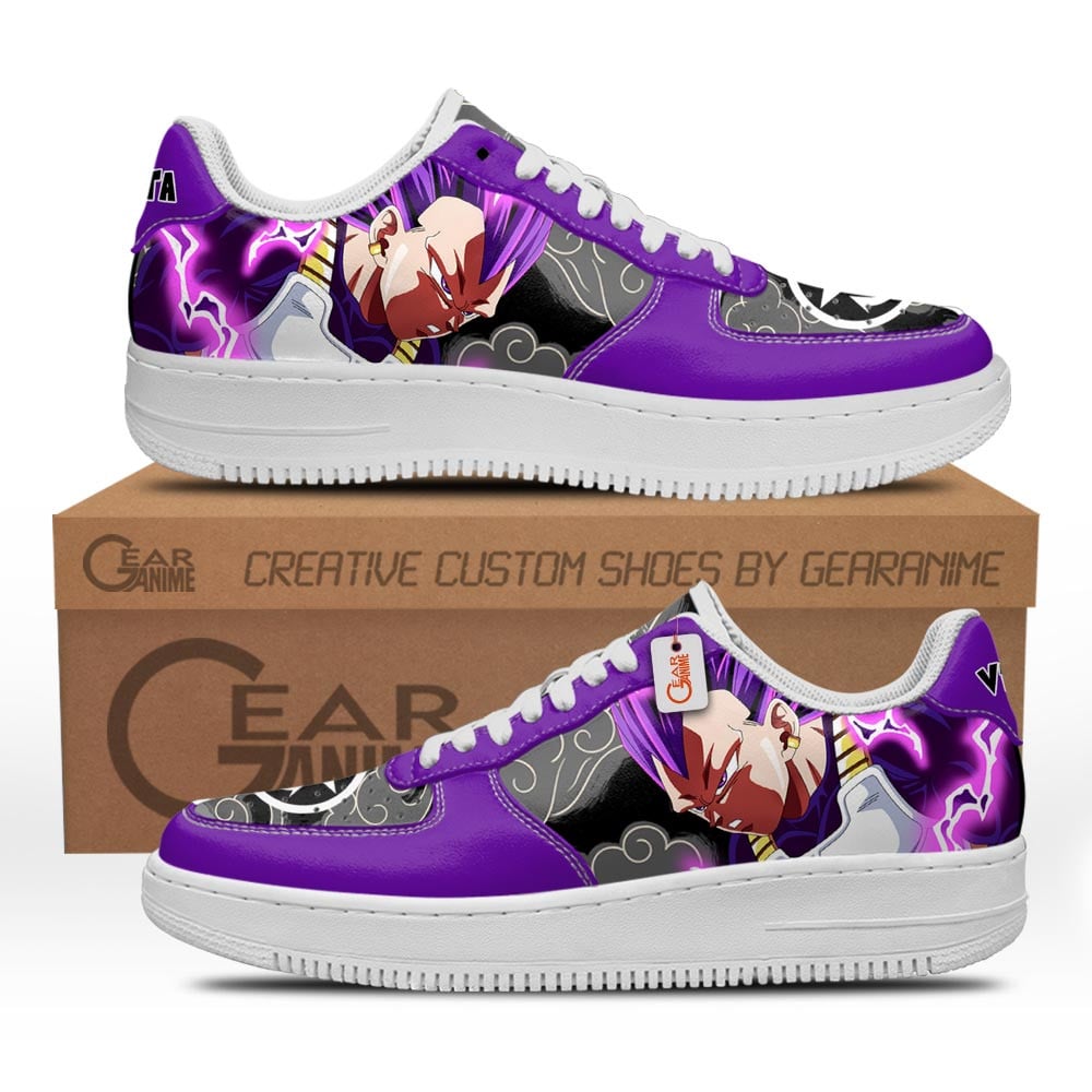 Dragon Ball Z Shoes Vegeta Ultra Ego Shoes DB Anime Custom Sneakers