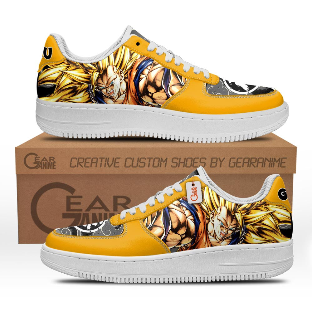 Dragon Ball Z Shoes Goku Super Saiyan 3 Shoes Anime Air Sneakers