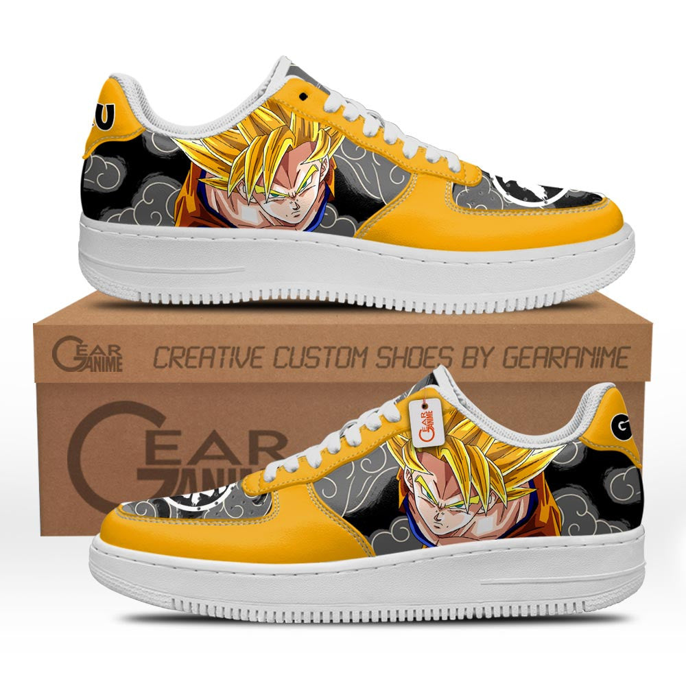 Dragon Ball Z Shoes Goku Super Saiyan 2 Shoes Anime Air Sneakers