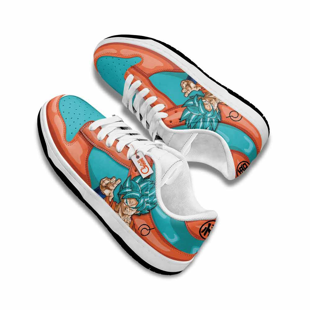 Dragon Ball Z Shoes Goku Blue SB Sneakers Anime Shoes