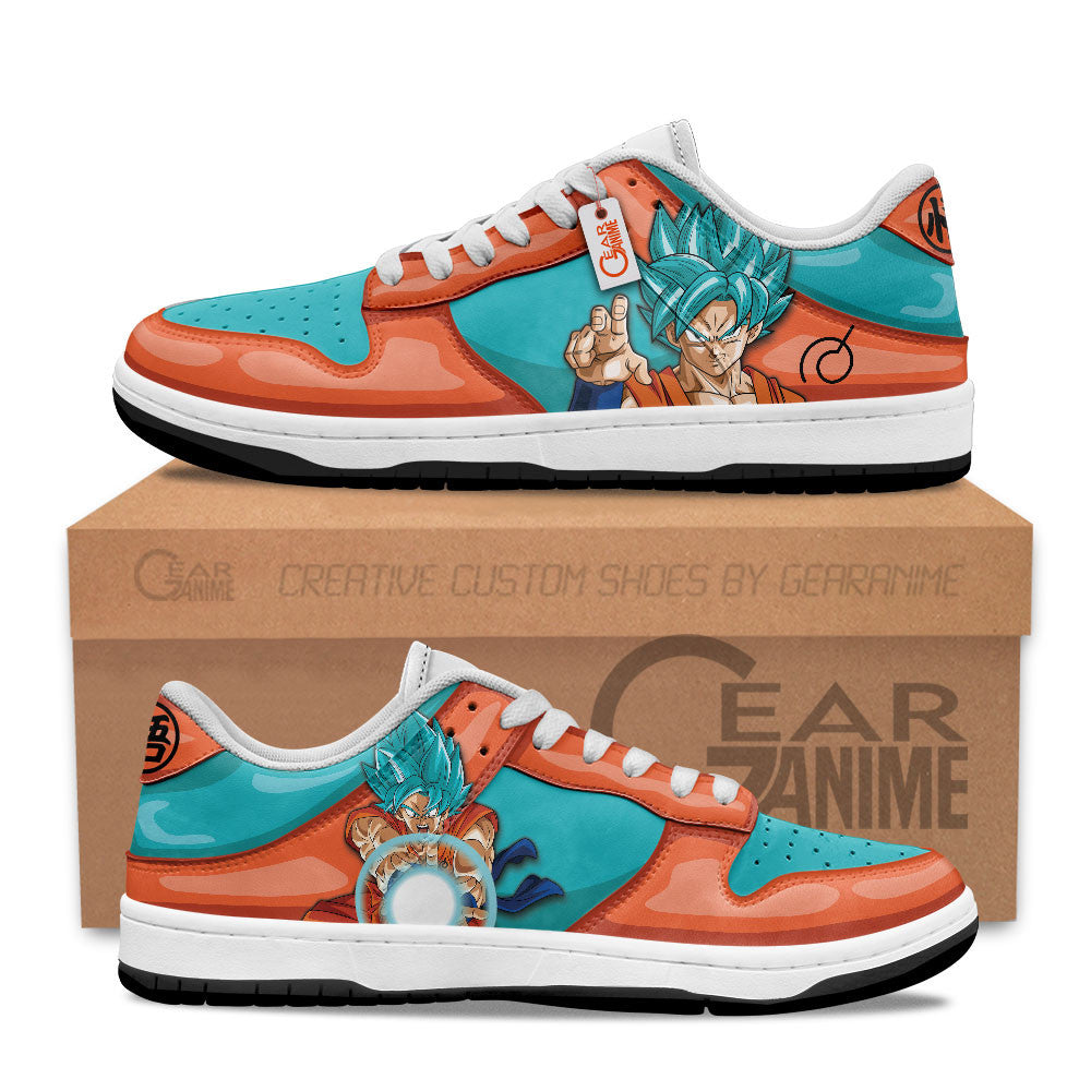 Dragon Ball Z Shoes Goku Blue SB Sneakers Anime Shoes