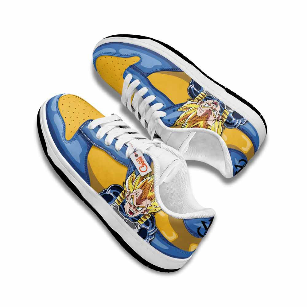 Dragon Ball Z Shoes Vegeta Super Saiyan Shoes DB Anime Custom Sneakers