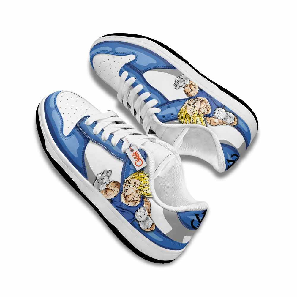 Dragon Ball Z Shoes Vegeta Super Saiyan 2 Sneakers Anime High Top Shoes